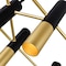Cwi Lighting Anem 10 Light Down Chandelier With Matte Black & Satin Gold Finish 1015P32-10-129 - alternate 5